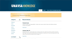 Desktop Screenshot of knowledge.unavsa.org
